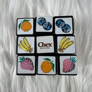 Vintage Ralston 80s 90s Chex Brand Cereal Promotional Cube Rubiks Style Toy